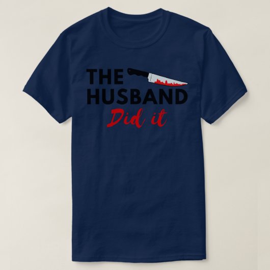 De man deed het 8 t-shirt (Design voorkant)