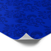 De man die geen goede boeken leest [blauw] poster (Hoek)