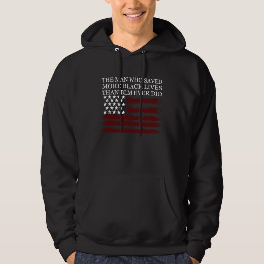 De man die meer zwarte levens redde dan A ooit dee Hoodie (Voorkant)