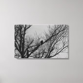 De man die wacht canvas afdruk (Voorkant)