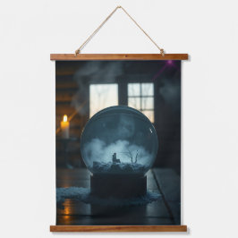 De Man in de Bol – Mystieke Surrealistische Wand T Hangend Wandkleed