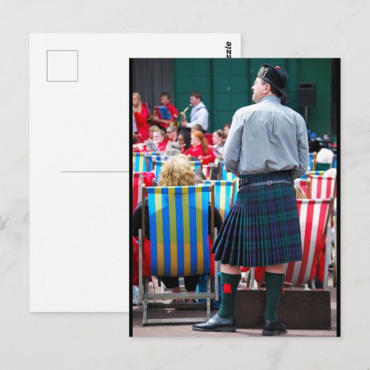 De Man in de Kilt Briefkaart (Voorkant / Achterkant)