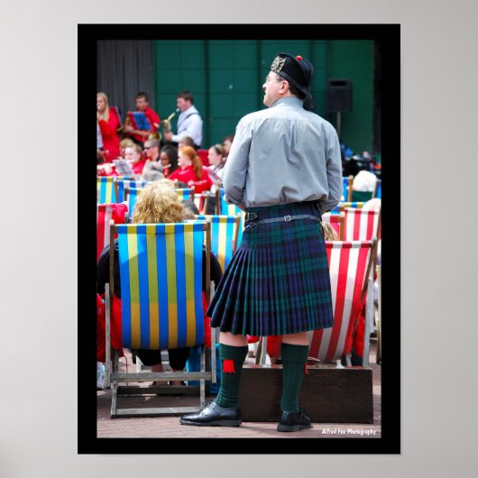 De Man in de Kilt Poster (Voorkant)