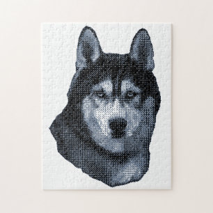 De man is mijn favoriete hond, Siberian Husky Legpuzzel