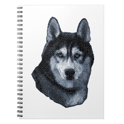 De man is mijn favoriete hond, Siberian Husky Notitieboek (Voorkant)