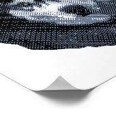 De man is mijn favoriete hond, Siberian Husky Poster (Hoek)