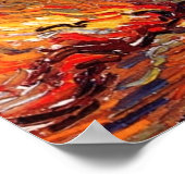 De man is op zee door Vincent van Gogh Poster (Hoek)
