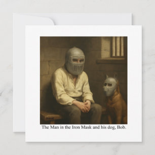 De man met het ijzeren masker en zijn hond, Bob.
