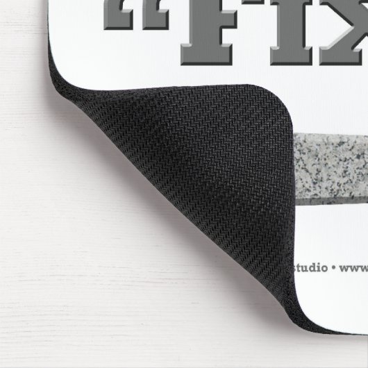 De man Mousepad die het "maakt" Muismat (Hoek)