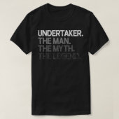 De Man Myth Legend Gift T-shirt (Design voorkant)
