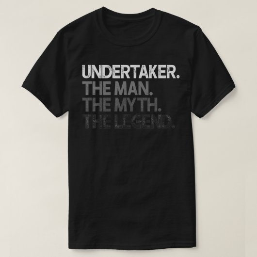 De Man Myth Legend Gift T-shirt (Design voorkant)