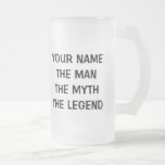 De man myth legende bier mok voor 60th Birthday ma<br><div class="desc">De man mythe legende bier mok voor 60th Birthday mannen.  nummer Funny Birthday cadeauidee voor zestig jaar oud. Verras je over de heuvel vader,  oom,  broer,  man,  opa,  enz. Age-specifieke humor voor 60 jaar oud. 60ste Bday party cadeau idee.</div>