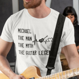 De Man Mythe Gitaar Legende Vader Vaderdag T-shirt