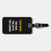 De man mythe legende | Funny bagagelabel voor mann (Voorkant horizontaal)