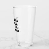 De man mythe legende gepersonaliseerd bierglas cad glas (Links)
