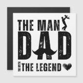 De Man, Mythe, Legende - PAPA Vaderdag-magneet (Voorkant / Achterkant)