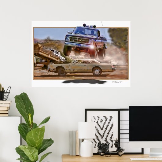 De man van de Herfst Poster (Thuiskantoor)