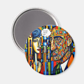 De man voor mij magneet (Voorkant / Achterkant)