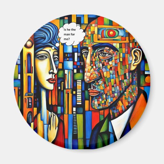 De man voor mij magneet (Voorkant)