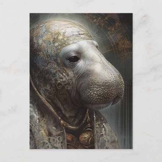 De Manatee Briefkaart (Voorkant)