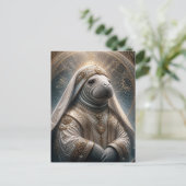 De Manatee-Non Postkaart (Staand voorkant)