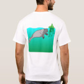 De Manatee. T-shirt (Achterkant)
