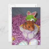 De Mand van Pasen van Hammy Feestdagenkaart (Voorkant / Achterkant)