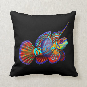 De Mandarijn Goby Dragonet Fish Pillow Kussen