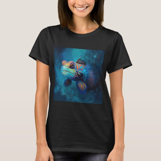 De mandarijnvis ontmoeten t-shirt (Voorkant)