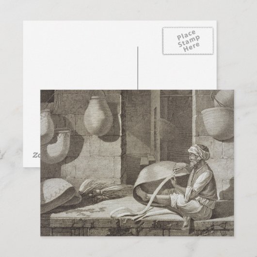 De mandenmaker, van boekdelen II en handelsartikel Briefkaart (Voorkant / Achterkant)