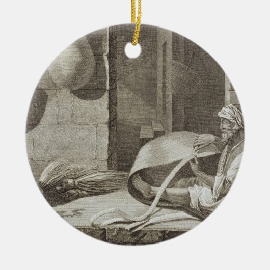 De mandenmaker, van boekdelen II en handelsartikel Keramisch Ornament (Voorkant)