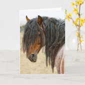 De Manen van het paard Kaart (Gele Bloem)