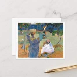 De Mango Trees, Martinique 1887, door Paul Gauguin Briefkaart