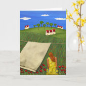 De manier het was kaart (Gele Bloem)