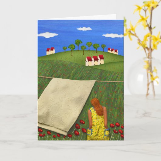 De manier het was kaart (Gele Bloem)