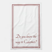 De manier om Funny Wine Quote uit Cabernet te gebr Theedoek (Verticaal)