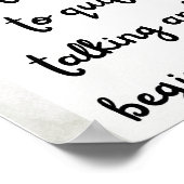 De manier om te beginnen poster (Hoek)