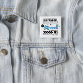 De manier om Typografie Motivatie Citaat te slagen Vierkante Button 5,1 Cm (In situ)