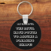 DE MANIER VAN DE MANIER VAN DE belangrijkste ketti Sleutelhanger (Voorkant)