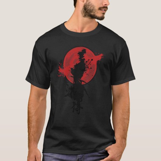 DE MANIER VAN DE SWORD SAMURAI WARRIOR T-SHIRT (Voorkant)
