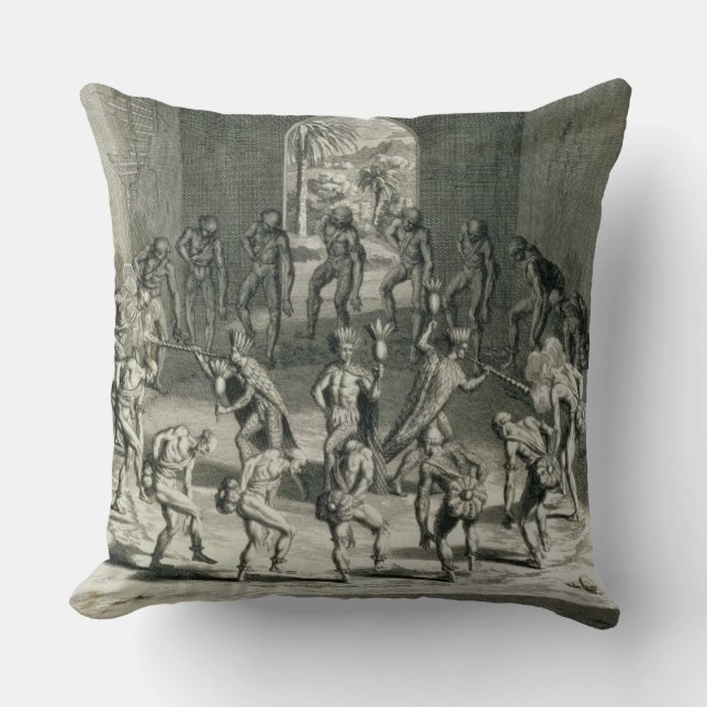 De manier waarop Caribische priesters hun strijd a Kussen (Voorkant)