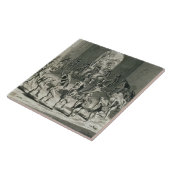 De manier waarop Caribische priesters hun strijd a Tegeltje (Zijkant)