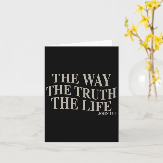 De manier waarop de waarheid het leven kruist Chri Kaart (Gele Bloem)