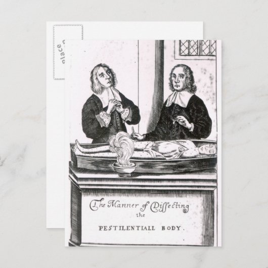 De manier waarop het lichaam wordt verwijderd briefkaart (Voorkant / Achterkant)