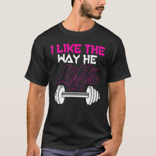 De manier waarop hij H optilt, is leuk om paren me T-shirt