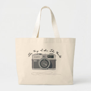 De manier waarop ik de wereld zie grote tote bag