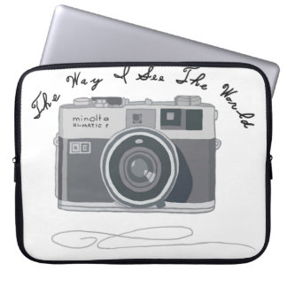 De manier waarop ik de wereld zie laptop sleeve