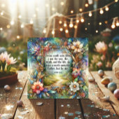 De manier waarop waarheid en leven Art Nouveau Flo Feestdagenkaart