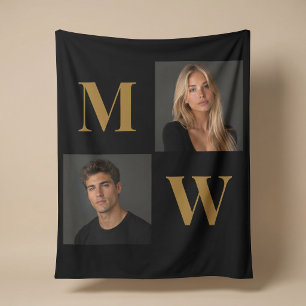 De Manier Waarop We Zijn Aangepast Koppel Foto Ini Fleece Deken