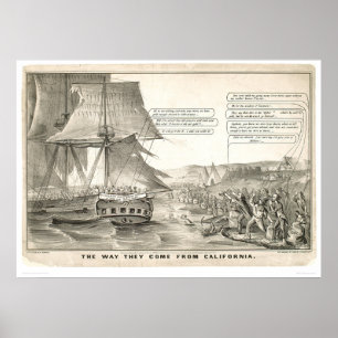 De manier waarop ze naar Californië komen (0476A) Poster